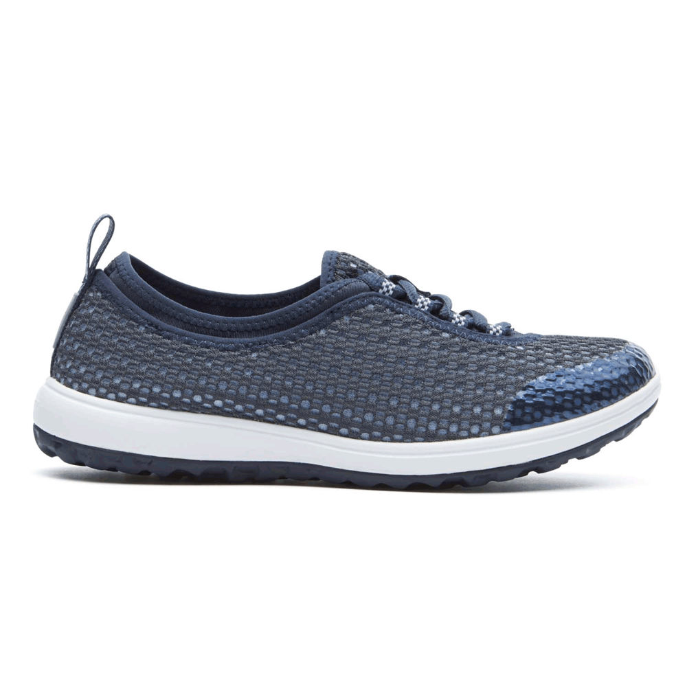 Rockport Joggesko Dame Blå - Walk360 Washable Laceup - JDTL18926